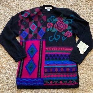 3/$15 NWT Vintage Patterned Sweater